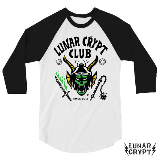 Lunar Crypt Club - 3/4 Sleeve Raglan