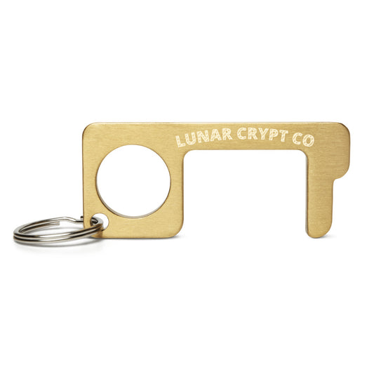 Lunar Crypt - Engraved Brass Touch Tool