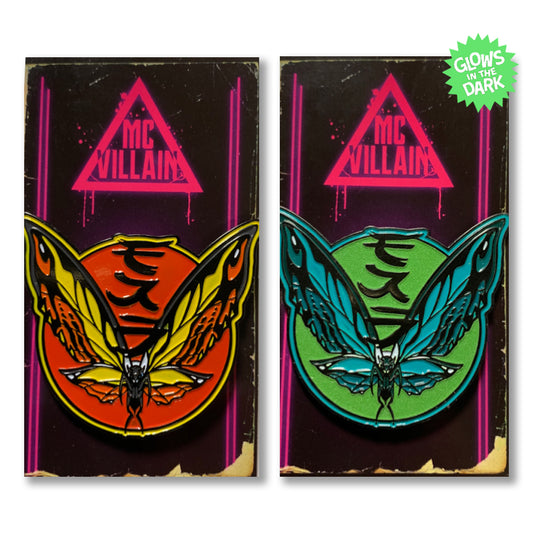 McVillain Mothra - Soft Enamel Pin - Your Choice of Styles!